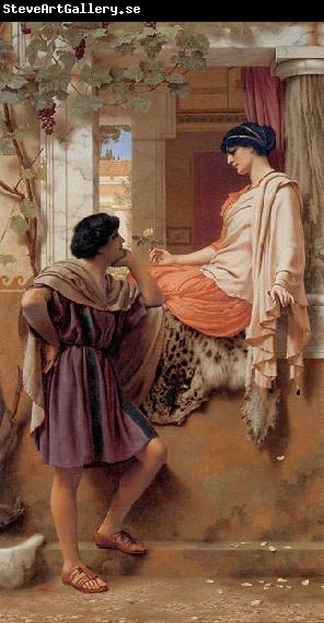 John William Godward The Old, Old Story